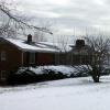 Winter at Nell's Farm House in Shelby, NC.